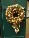 Pretty wreath on a door